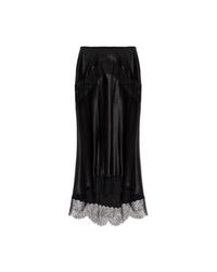 Dolce & Gabbana Black Silk Skirt