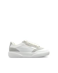 Casablanca White Sports Shoes With Logo