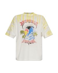 Balenciaga White T-Shirt With Logo for men