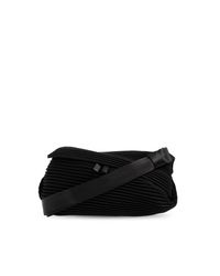 Pleats Please Issey Miyake Black Pleated Bag