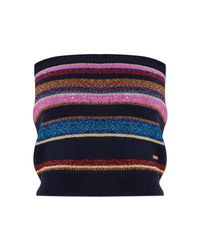 DSquared² Blue Cardigan With Striped Pattern