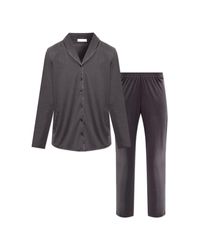 Hanro Gray Two-Piece Pyjamas