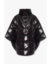 Save The Duck Black 'holly' Oversize Quilted Jacket
