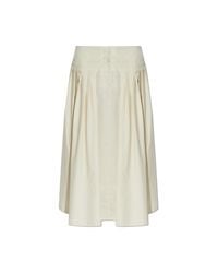 Studio Nicholson White 'Agat' Skirt