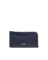 COACH Blue Leather Card Holder
