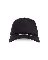 Emporio Armani Black Baseball Cap for men