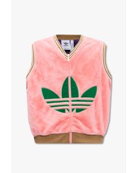 Adidas Originals Pink Vest With Logo for men