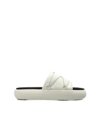 Moon Boot White 'Mb Icon Slide' Slides for men