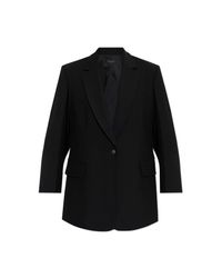 Rag & Bone Black Blazer With Open Lapels