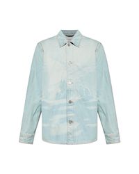 Lacoste Blue Denim Shirt for men