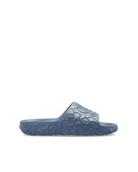 COACH Blue Rubber Flip-Flops With Logo for men