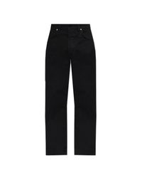 Stone Island Black Jeans With Slightly Tapered Legs for men