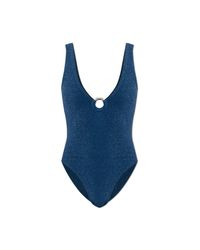 Bondeye Blue One-Piece Swimsuit "Ring Mara"
