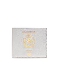 Balenciaga White Leather Wallet With Logo for men