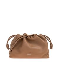 Loewe Brown "Medium Flamenco" Shoulder Bag