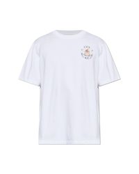 Casablanca White T-Shirt With Colorful Print for men