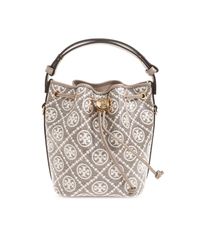 Tory Burch White 'Mini' Monogram Bag