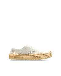 Loewe White Suede Shoes 'Rio' for men