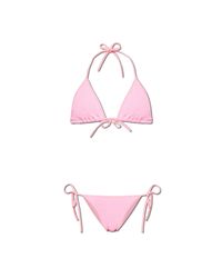 Hunza G Pink Two-Piece Swimsuit 'Gina'