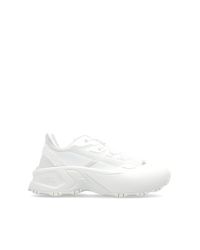 DIESEL White Sports Shoes D-Cage Runner for men