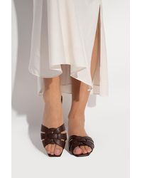 saint laurent tribute flat sandals sale