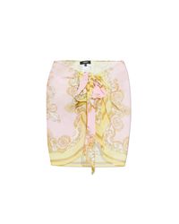 Versace White Transparent Pareo