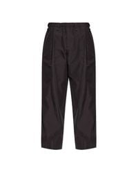 Homme Plissé Issey Miyake Black Loose-Fit Trousers for men