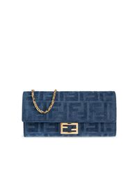 Fendi Blue "Baguette" Bag