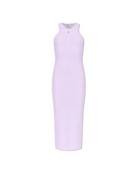 Coperni Purple Dress With Logo