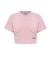 The Attico Pink Short Top