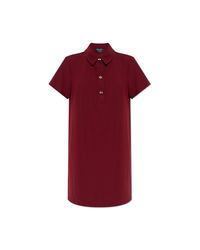 Kate Spade Red Dress With Polo Collar