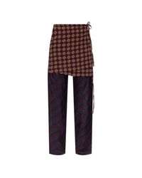 Dries Van Noten Multicolor 'Pritty' Trousers