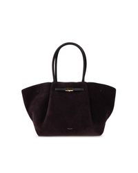 DeMellier London Black Suede Bag 'New York'