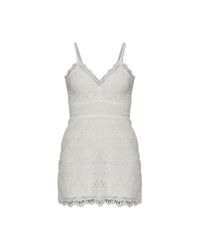 LoveShackFancy White Cotton Dress 'Peppy'