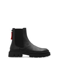 DIESEL Black 'd-troit Ch' Chelsea Boots for men