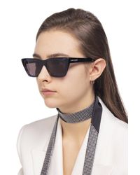 Saint Laurent Sl 276 Sunglasses Black Lyst