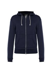 Eleventy Blue Hoodie for men