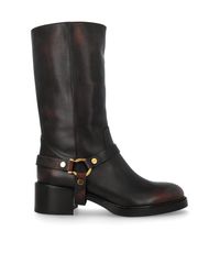 Chloé Black Heeled Boots Dakota