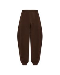 Givenchy Brown Sweatpants With Cuffs for men