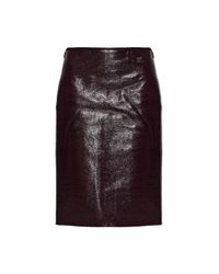 Courreges Purple Pencil Skirt