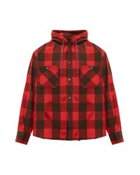 DIESEL Red 'S-Drum-Hoody' Shirt for men