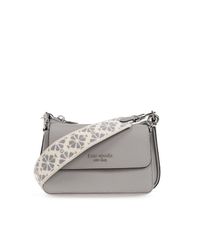 Kate Spade Gray Shoulder Bag Double Up