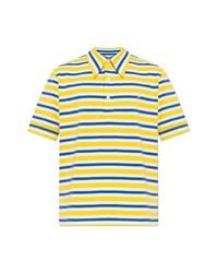 MM6 by Maison Margiela Yellow Polo With Striped Pattern for men