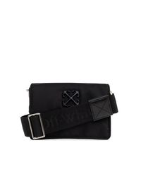 Off-White c/o Virgil Abloh Black Off- Soft Jitney Mini Shoulder Bag for men