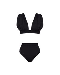 Maiya Paris Black Two-Piece Swimsuit "Monceau"