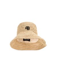 Anine Bing Natural Straw Hat 'Cabana'