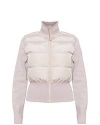 Canada Goose Pink Quilted Cardigan 'Hybridge Wide Quilt'