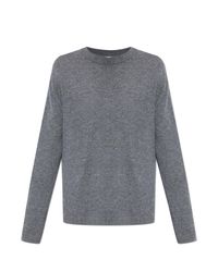 Lisa Yang Gray Sweater "Mason" for men