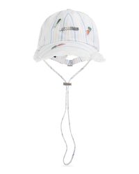 Jacquemus Blue Baseball Cap for men