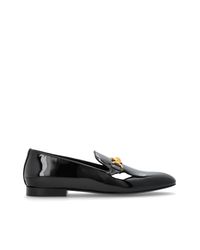 Versace Black 'Gala' Leather Shoes for men